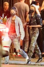 BARBARA PALVIN and STELLA MAXWELL Out with Dylan Sprouse and KJ Apa Night Out in Silverlake 07/28/2020