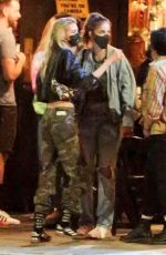 BARBARA PALVIN and STELLA MAXWELL Out with Dylan Sprouse and KJ Apa Night Out in Silverlake 07/28/2020