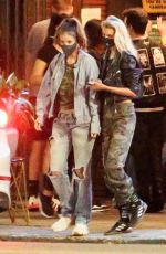 BARBARA PALVIN and STELLA MAXWELL Out with Dylan Sprouse and KJ Apa Night Out in Silverlake 07/28/2020