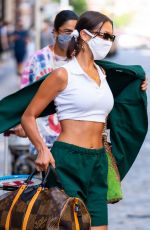 BELLA HADID Leaves Her Apartment in New York 07/16/2020