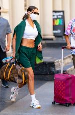 BELLA HADID Leaves Her Apartment in New York 07/16/2020