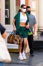 BELLA HADID Leaves Her Apartment in New York 07/16/2020