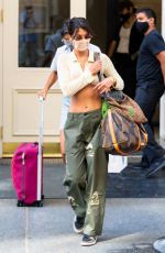 BELLA HADID Out and About in New York 07/25/2020