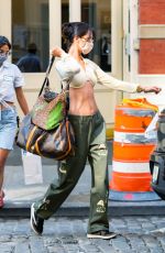 BELLA HADID Out and About in New York 07/25/2020