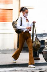 BELLA HADID Out in New York 07/04/2020
