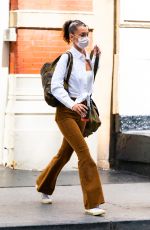 BELLA HADID Out in New York 07/04/2020