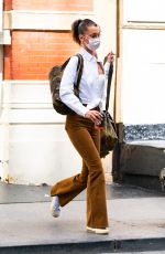 BELLA HADID Out in New York 07/04/2020