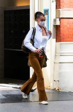 BELLA HADID Out in New York 07/04/2020