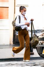 BELLA HADID Out in New York 07/04/2020