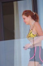 BELLA THORNE at Her Hotel Balcony in Cabo San Lucas 07/15/2020