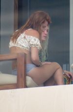 BELLA THORNE at Her Hotel Balcony in Cabo San Lucas 07/15/2020
