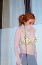 BELLA THORNE at Her Hotel Balcony in Cabo San Lucas 07/15/2020
