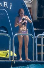BELLA THORNE in Bikini at a Yacht in Cabo San Lucas 07/18/2020