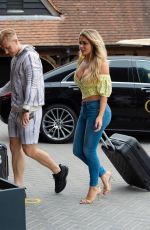 BIANCA GASCOIGNE and Kris Boyson Arrives at Cave Hotel in Faversham 07/13/2020