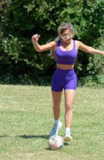 BIANCA GASCOIGNE Workout at a Park in Kent 07/14/2020