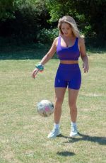 BIANCA GASCOIGNE Workout at a Park in Kent 07/14/2020
