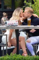 BIANCA GASOIGNE and Kris Boyson Out in London 07/07/2020