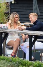 BIANCA GASOIGNE and Kris Boyson Out in London 07/07/2020