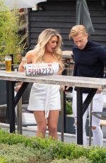 BIANCA GASOIGNE and Kris Boyson Out in London 07/07/2020
