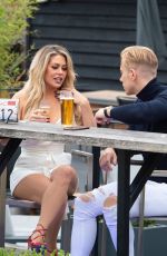 BIANCA GASOIGNE and Kris Boyson Out in London 07/07/2020