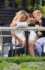 BIANCA GASOIGNE and Kris Boyson Out in London 07/07/2020