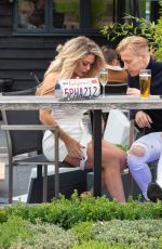 BIANCA GASOIGNE and Kris Boyson Out in London 07/07/2020