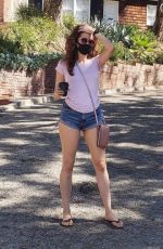 BLANCA BLANCO in Daisy Dukes Out in Los Angeles 07/12/2020