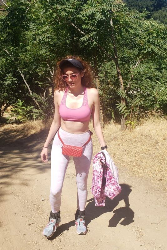 BLANCA BLANCO Out Hiking in Malibu 07/17/2020