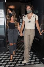 BRIELLE and ARIANA BIERMANN and SISTINE and SCARLET STALLONE at Catch LA in West Hollywood 07/20/2020