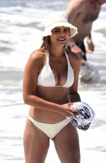 BROOKS NADER in a White Bikini at a Beach in Hamptons 06/28/2020
