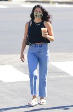 CAMILA MENDES in Denim Out with a Friend in Los Angeles 07/11/2020