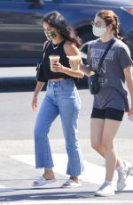 CAMILA MENDES in Denim Out with a Friend in Los Angeles 07/11/2020