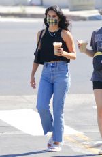 CAMILA MENDES in Denim Out with a Friend in Los Angeles 07/11/2020