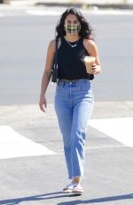 CAMILA MENDES in Denim Out with a Friend in Los Angeles 07/11/2020