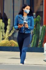 CAMILA MENDES Out for Coffee in Los Angeles 07/01/2020