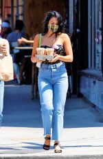 CAMILA MENDES Out for Coffee in Los Angeles 07/20/2020