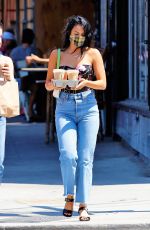 CAMILA MENDES Out for Coffee in Los Angeles 07/20/2020
