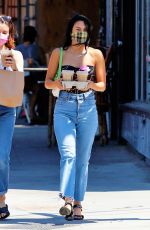 CAMILA MENDES Out for Coffee in Los Angeles 07/20/2020