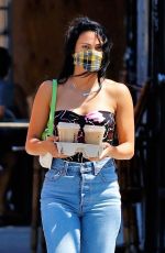 CAMILA MENDES Out for Coffee in Los Angeles 07/20/2020