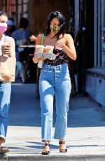 CAMILA MENDES Out for Coffee in Los Angeles 07/20/2020