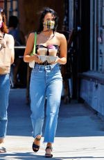 CAMILA MENDES Out for Coffee in Los Angeles 07/20/2020