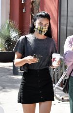 CAMILA MENDES Out for Coffee with a Friend in Los Angeles 07/21/2020