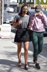 CAMILA MENDES Out for Coffee with a Friend in Los Angeles 07/21/2020