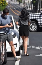 CAMILA MENDES Out for Coffee with a Friend in Los Angeles 07/21/2020