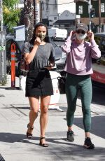 CAMILA MENDES Out for Coffee with a Friend in Los Angeles 07/21/2020