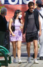 CAMILA MENDES Out for Iced Coffee in Los Feliz 07/14/2020