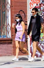 CAMILA MENDES Out for Iced Coffee in Los Feliz 07/14/2020