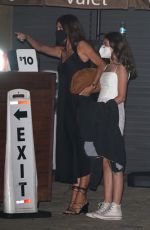 CAMILA MORRONE Out for Dinner with Family in Malibu 07/26/2020