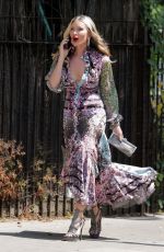 CAPRICE BOURRET Heading to a Meeting in London 07/17/2020