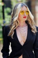 CAPRICE BOURRET in Denim SHorts Out in London 07/10/2020